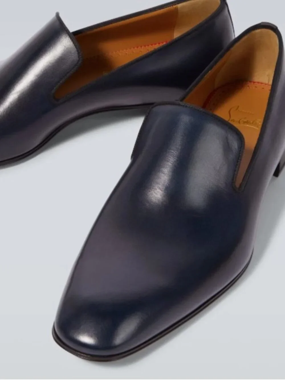 Christian Louboutin Dandelion Flat - Navy - Size EU 45 / US 12